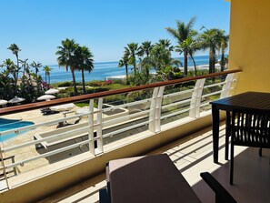 Studio Panoramique, balcon, vue mer | Vue depuis le balcon