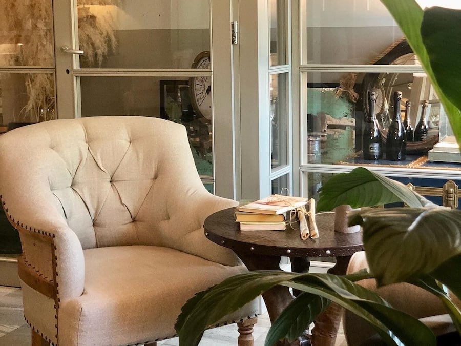 Zona de estar del vestíbulo