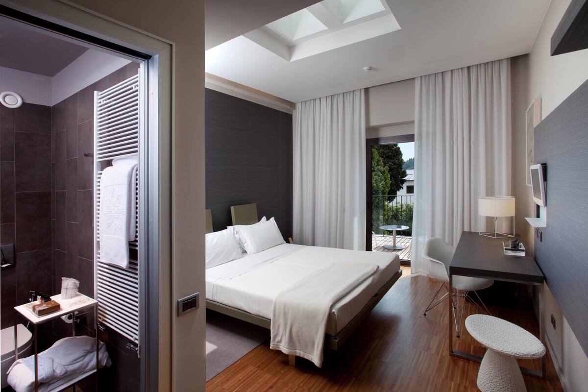 1 habitación, sábanas italianas Frette y ropa de cama hipoalergénica