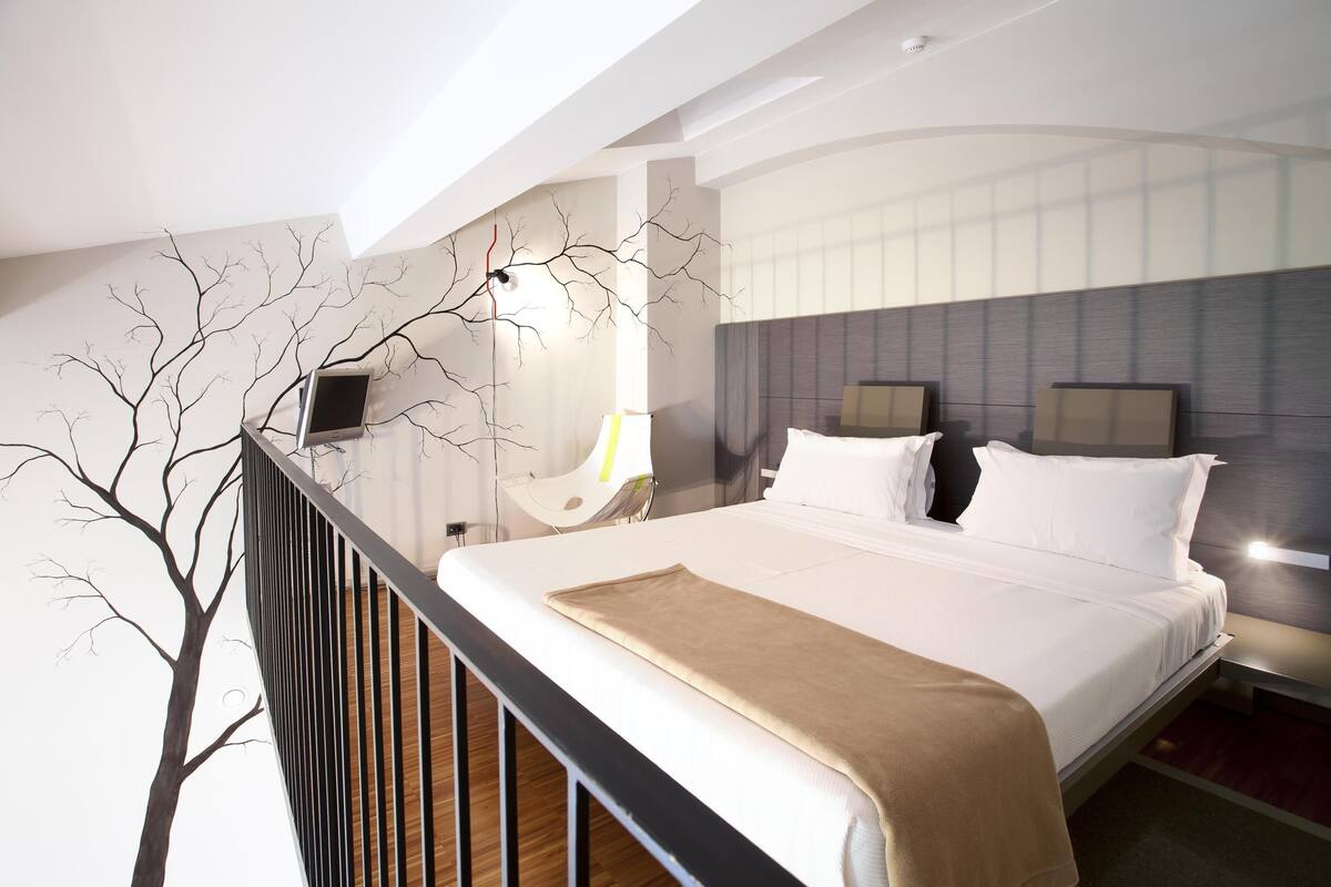 1 habitación, sábanas italianas Frette y ropa de cama hipoalergénica