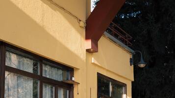 Vue depuis lâhĂ©bergement