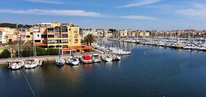 View from room - Hotel Port Beach (Gruissan)