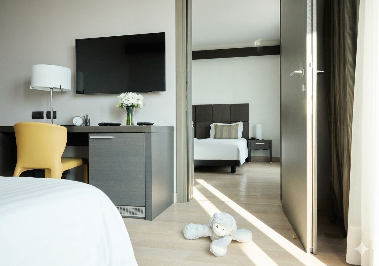 Familienzimmer, Mehrere Betten (Deluxe) | Allergikerbettwaren, Daunenbettdecken, Minibar, Zimmersafe