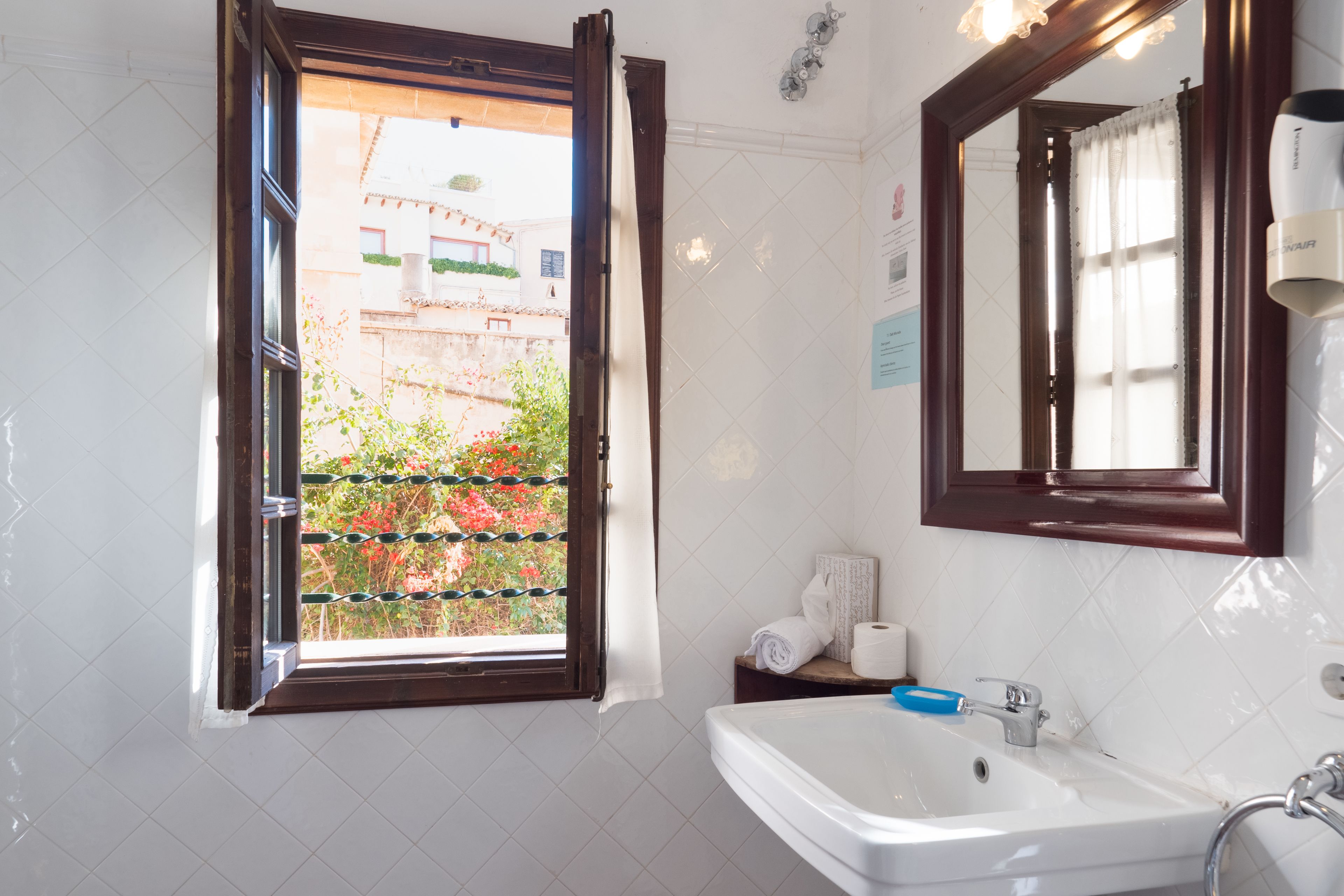 suite | bathroom | hair dryer, towels