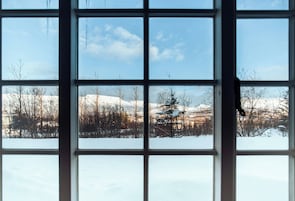 Economy Studio, 2 Twin Beds, Kitchenette, Mountain View | View from room