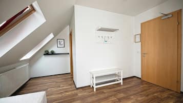 Desk, soundproofing, iron/ironing board (on request)