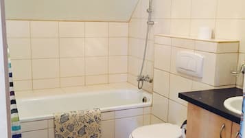 Hair dryer (on request), shampoo