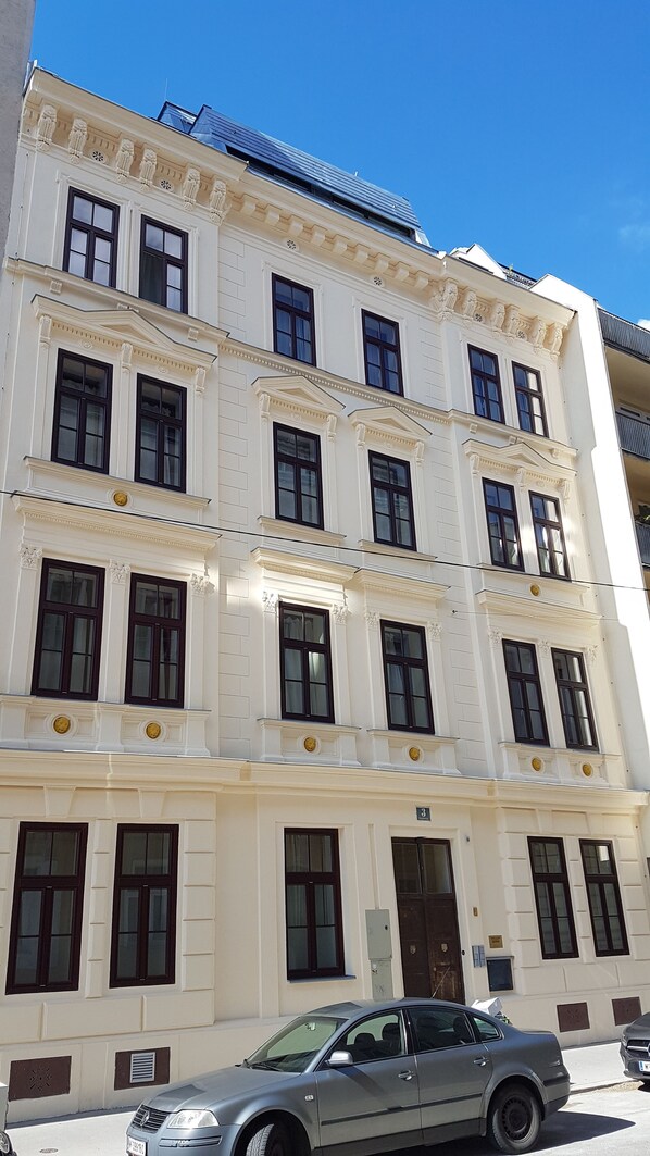 Façade de l’hébergement