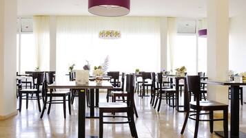 Breakfast served, local and international cuisine