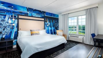 Ropa de cama de alta calidad y escritorio