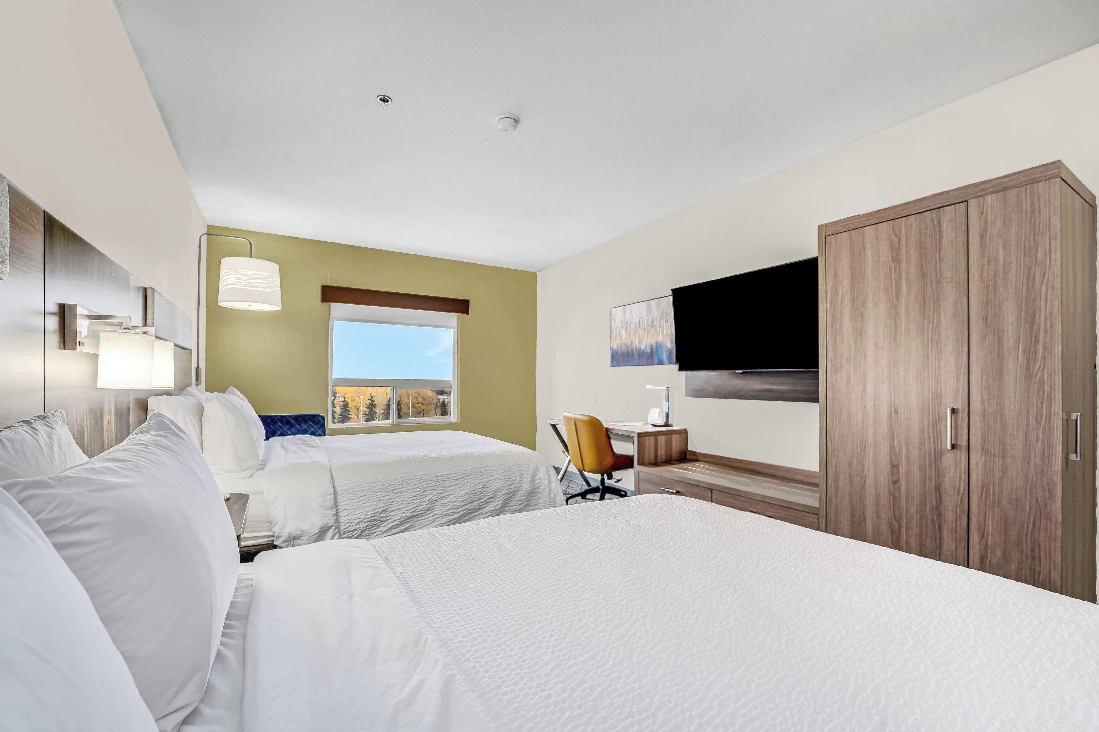 standard room, 2 queen beds | 1 bedroom, in-room safe, desk, iron/ironing board