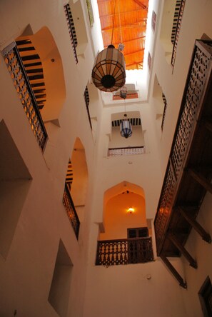 Interior entrance