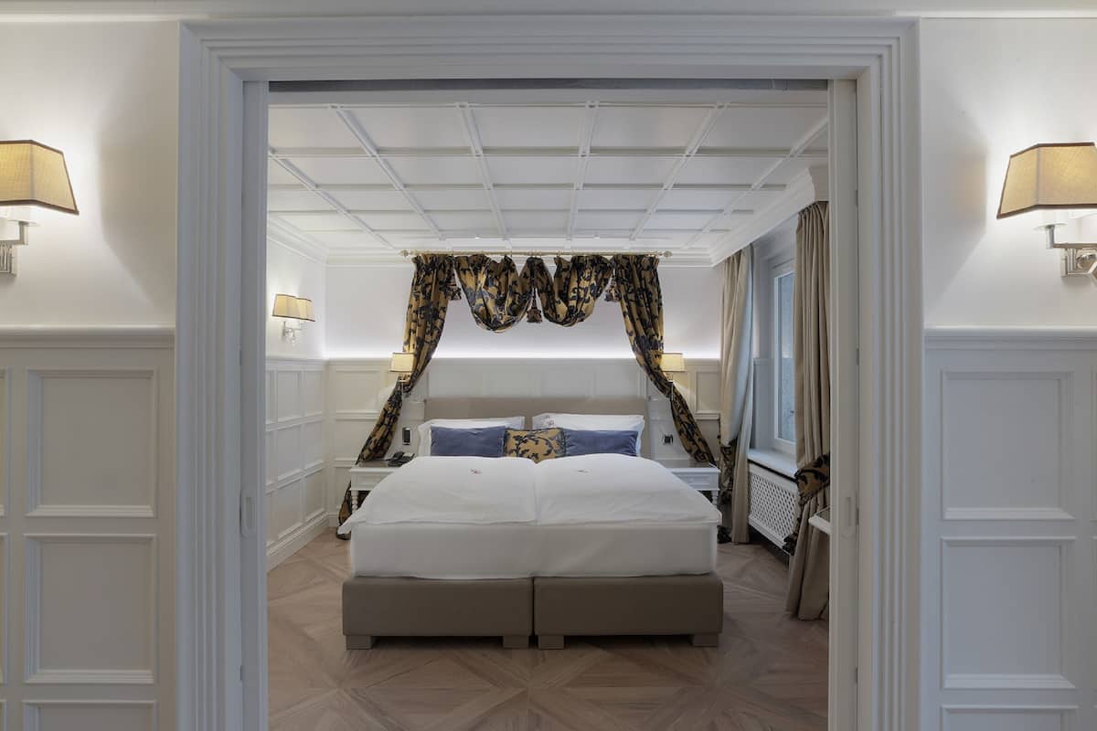 Suite, 1 Bedroom (Coté Brévent) | 1 bedroom, premium bedding, minibar, in-room safe