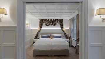 Suite, 1 chambre (Coté Brévent) | 1 chambre, literie de qualité supérieure, minibar