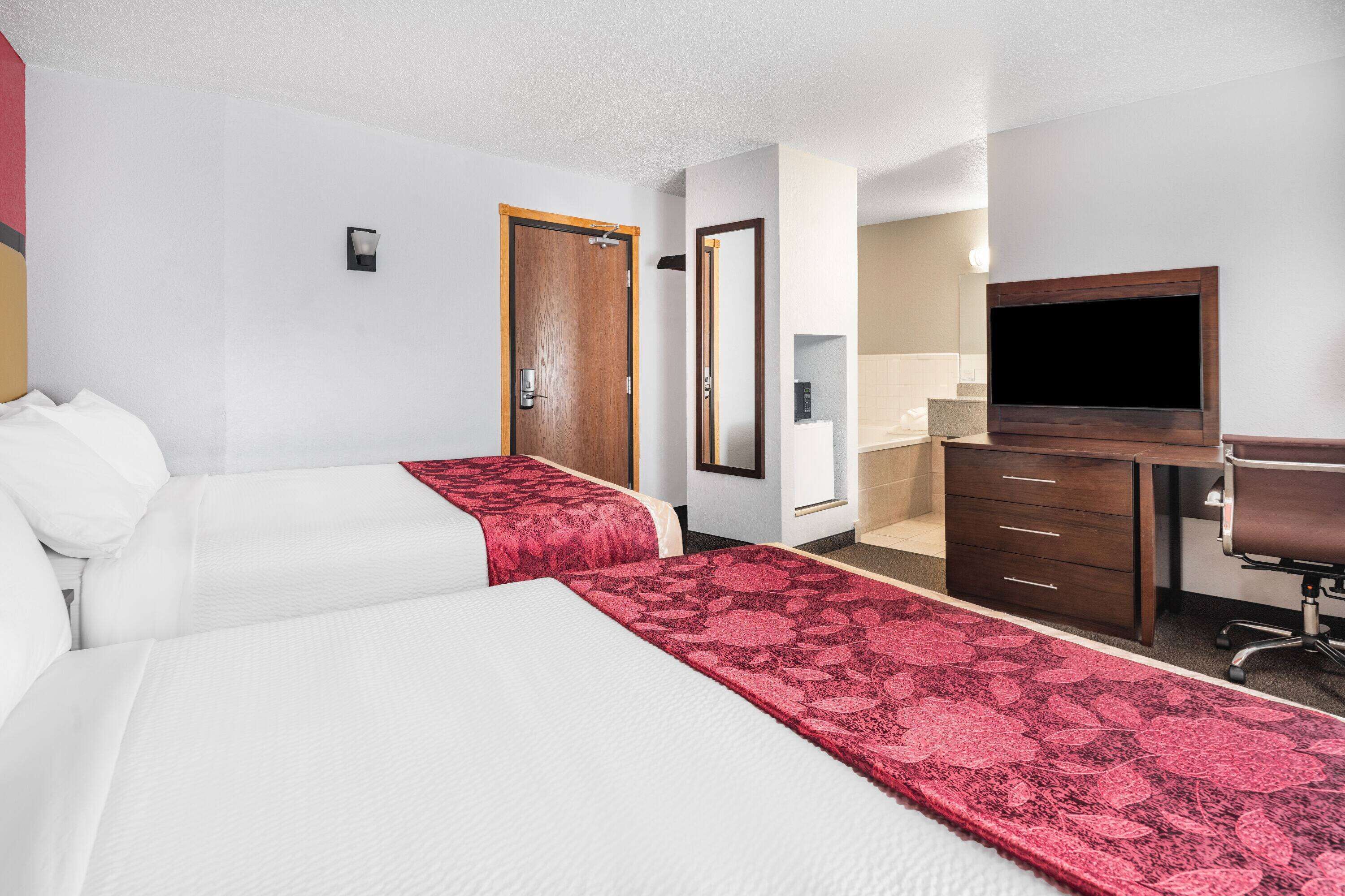 Studio Suite, 2 Queen Beds, Non Smoking | Pillowtop beds, desk, blackout drapes, iron/ironing board