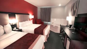 Studio Suite, 2 Queen Beds, Non Smoking | Pillowtop beds, desk, blackout drapes, iron/ironing board