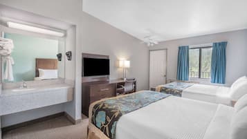 Studio Suite, 2 Queen Beds, Non Smoking | Pillowtop beds, desk, iron/ironing board, rollaway beds