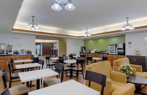 Free buffet breakfast