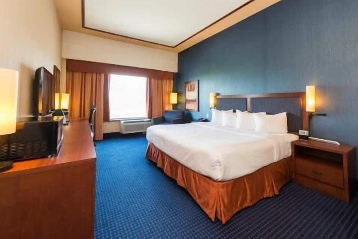 Premium bedding, in-room safe, desk, blackout curtains