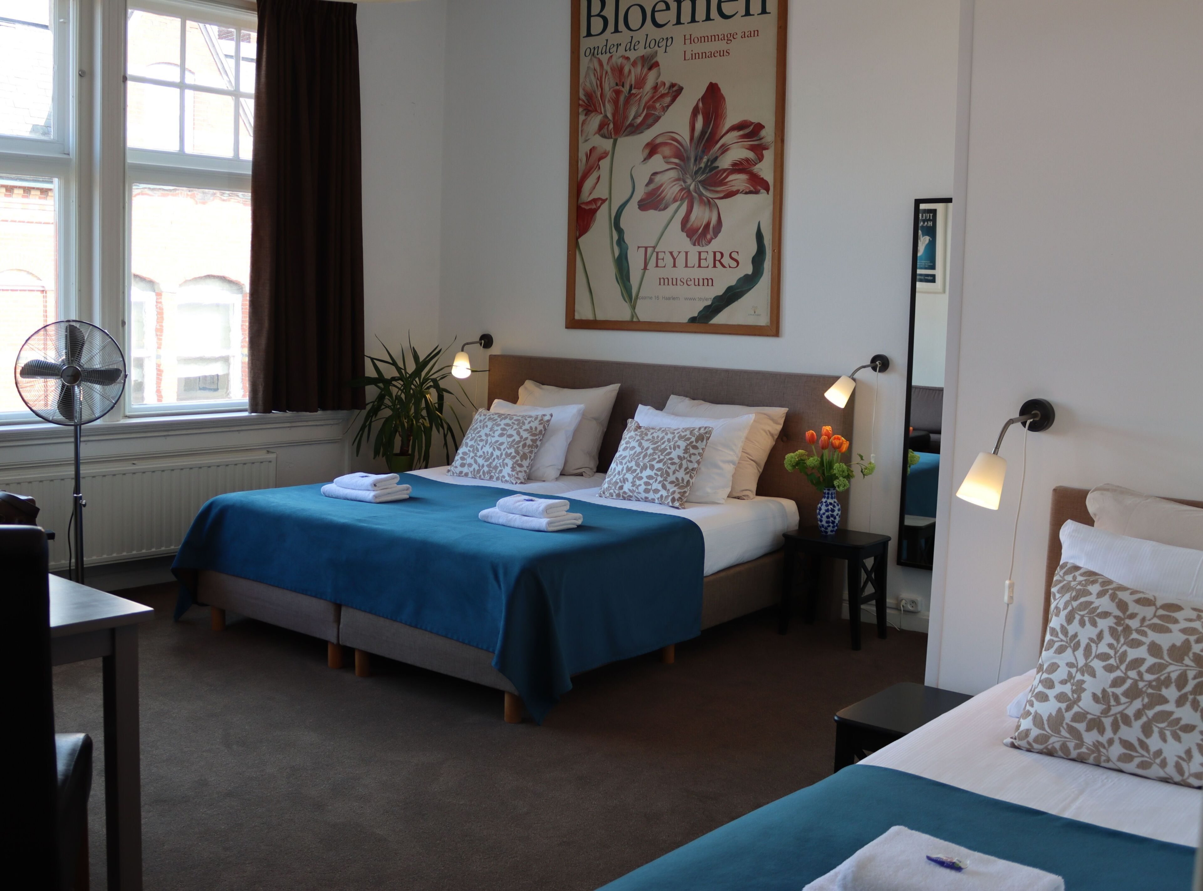 Dobbeltrom – grand | Blendingsgardiner, strykejern/-brett, wi-fi (inkludert) og sengetøy