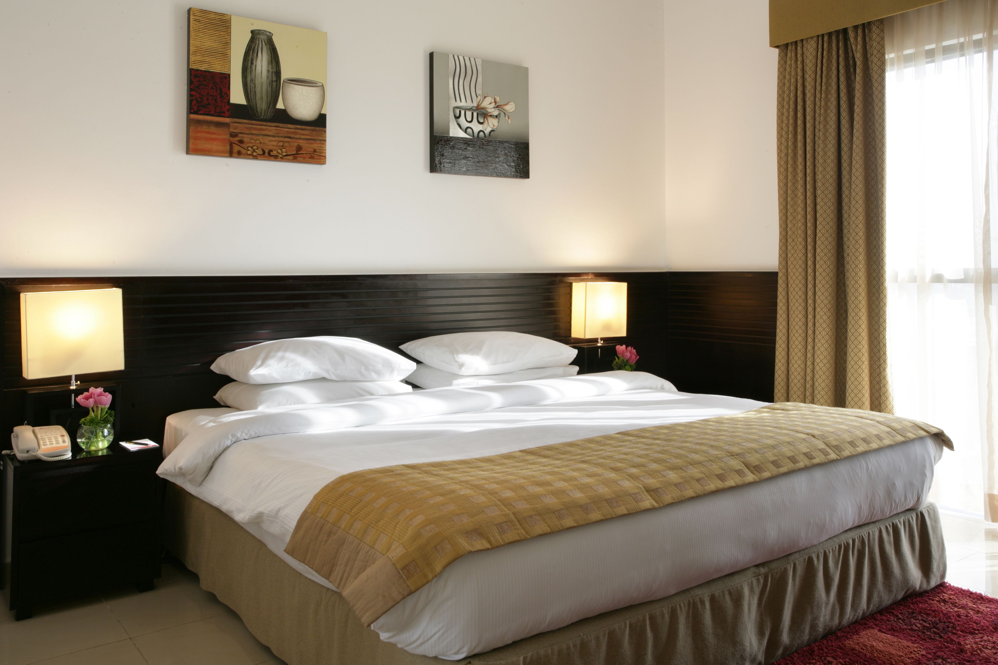 premium bedding, down duvets, in-room safe, individually decorated