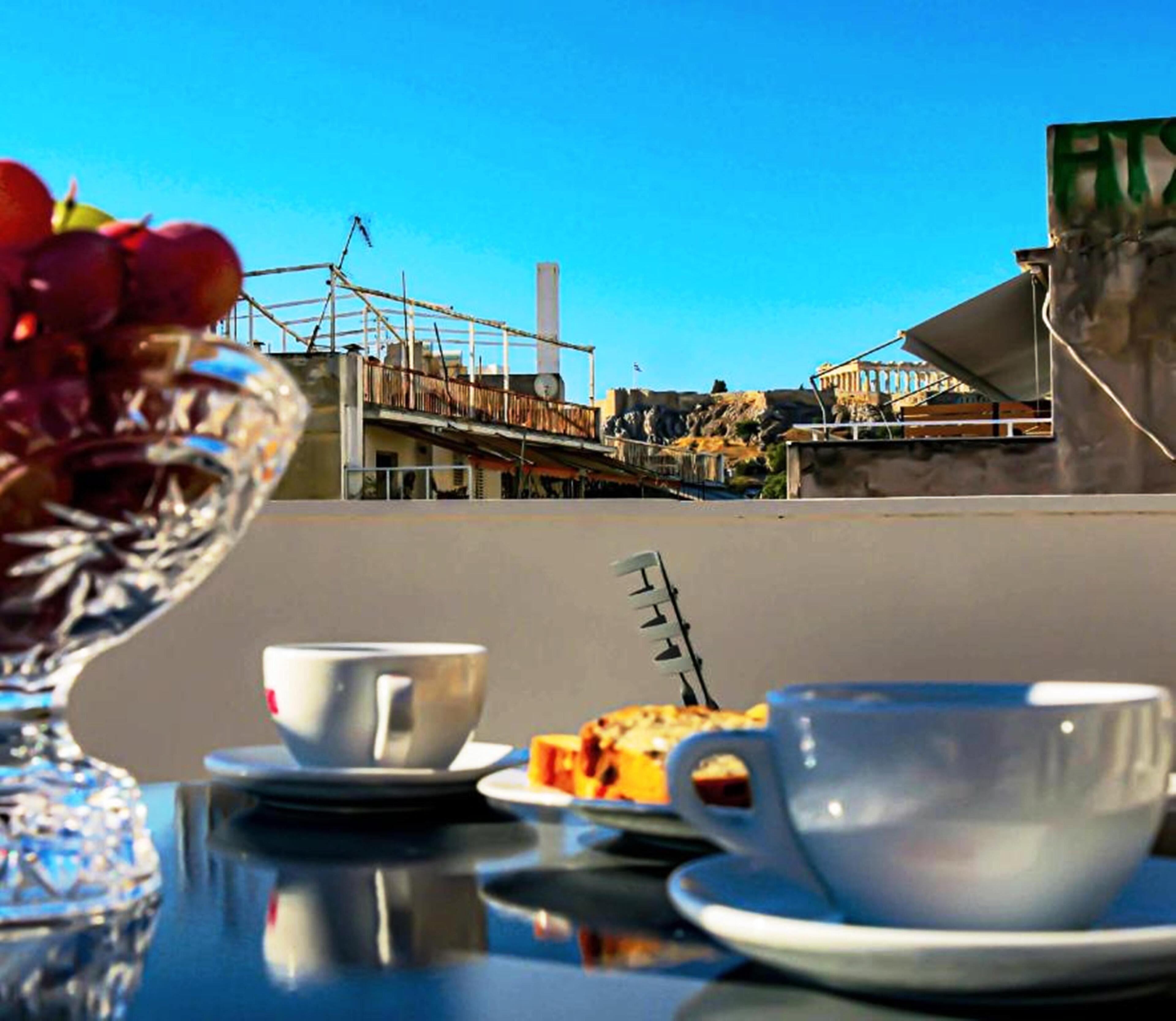 Uitzicht vanuit de kamer