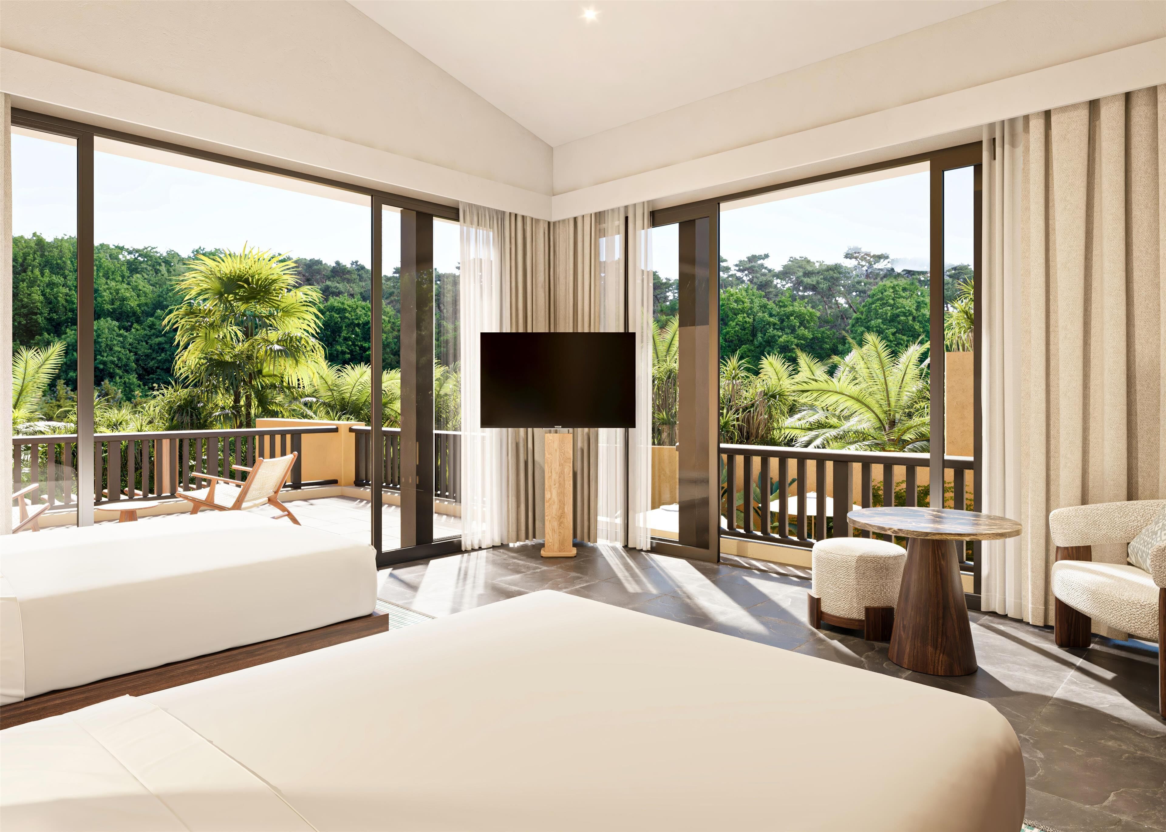 harmony two-bedroom lagoon pool villa | 1 bedroom, premium bedding, down duvets, minibar