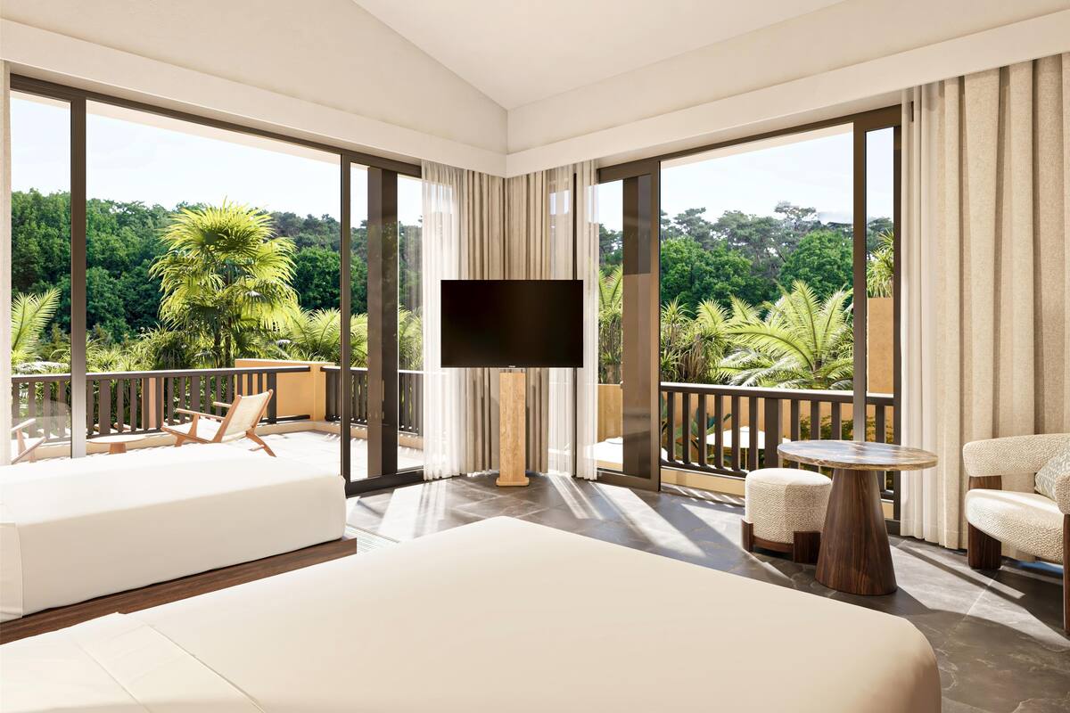 harmony two-bedroom lagoon pool villa | 1 bedroom, premium bedding, down duvets, minibar