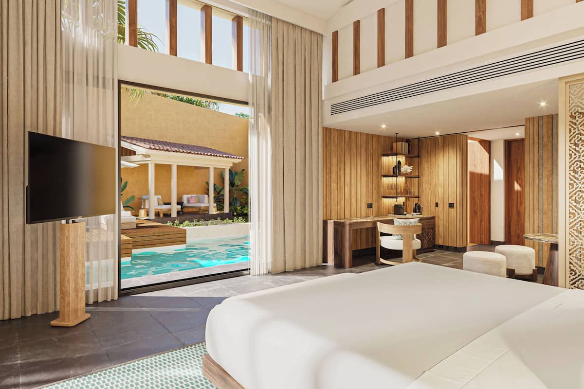 Deluxe Pool Villa | 고급 침구, 오리/거위털 이불, 미니바, 객실 내 금고