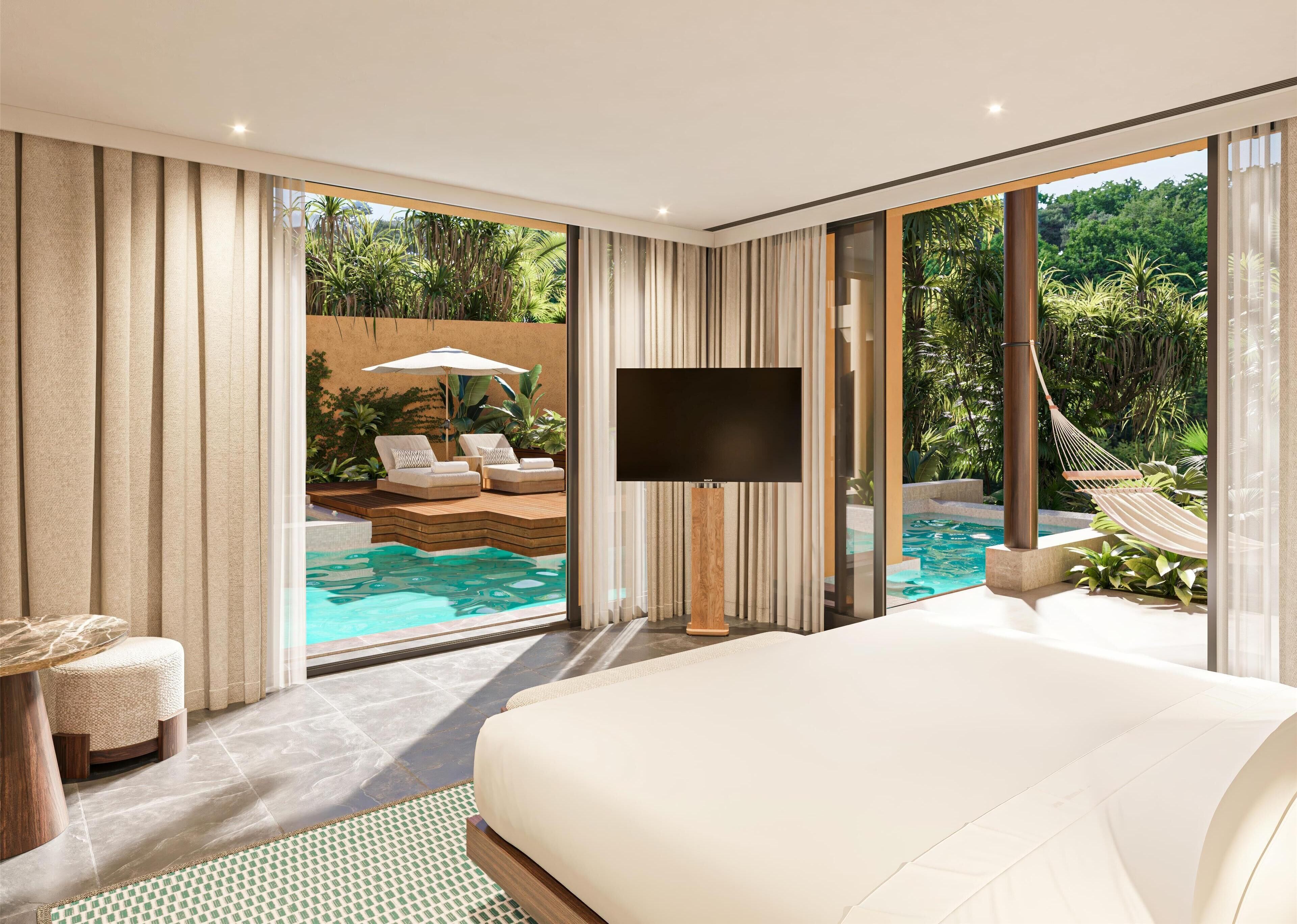 Wellbeing Sanctuary Pool Villa - King | Premium bedding, down comforters, minibar, in-room safe