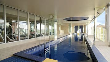 Indoor pool, outdoor pool