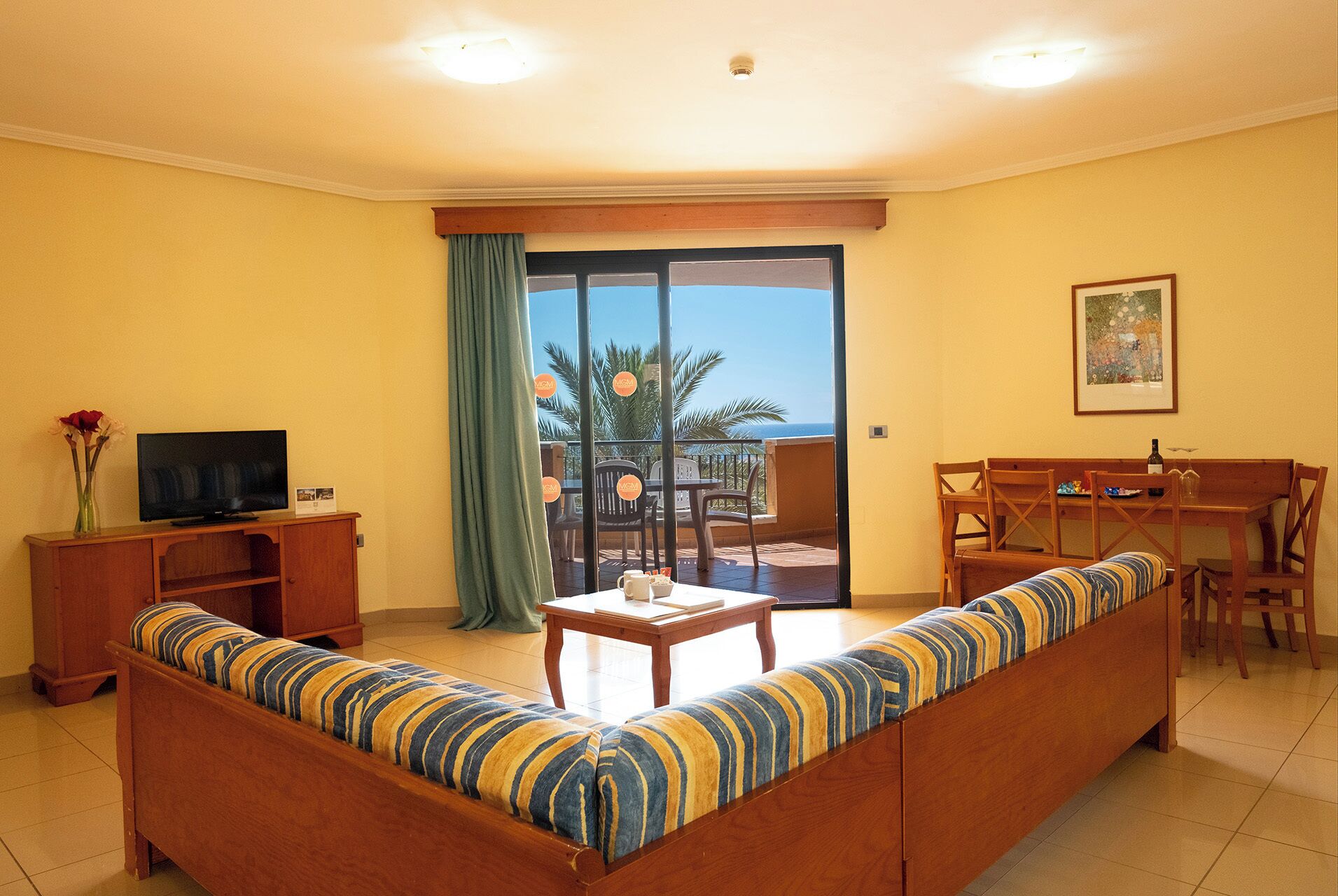 In-room safe, blackout curtains, iron/ironing board, free wired Internet