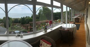 Breakfast and dinner served, garden views 