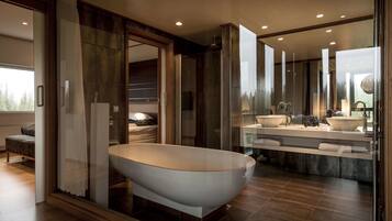 Dusch, gratis toalettartiklar, hÄrtork och badrock