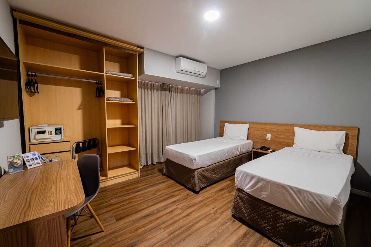 Premium bedding, memory-foam beds, minibar, in-room safe