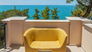 Blick von der Unterkunft