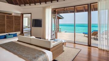 Italienske Frette-laken, sengetøy av topp kvalitet og minibar