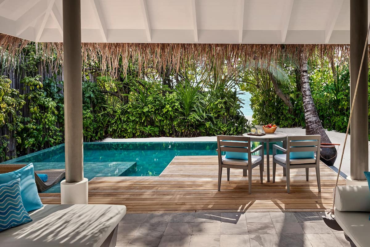 Two Bedroom Anantara Beach Pool Villa | 1 bedroom, Frette Italian sheets, premium bedding, minibar