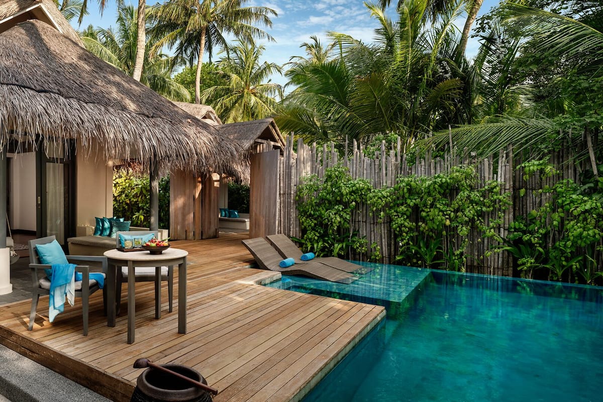 Two Bedroom Anantara Beach Pool Villa | 1 bedroom, Frette Italian sheets, premium bedding, minibar