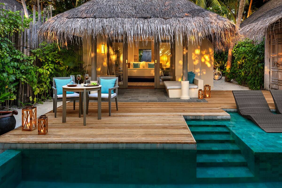 Two Bedroom Anantara Beach Pool Villa | Frette Italian sheets, premium bedding, minibar, in-room safe