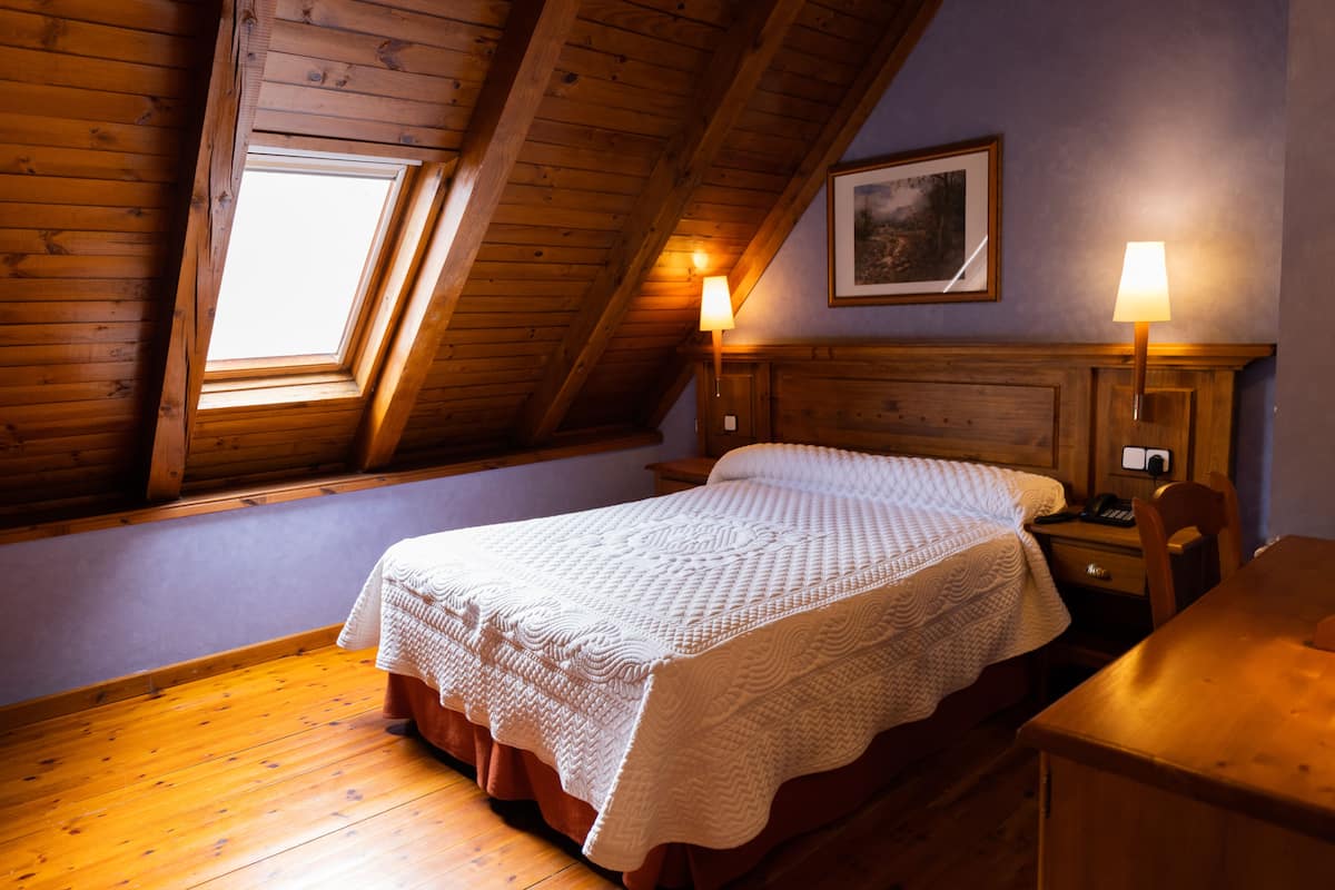 double or twin room (attic) | desk, laptop workspace, blackout curtains, free wifi