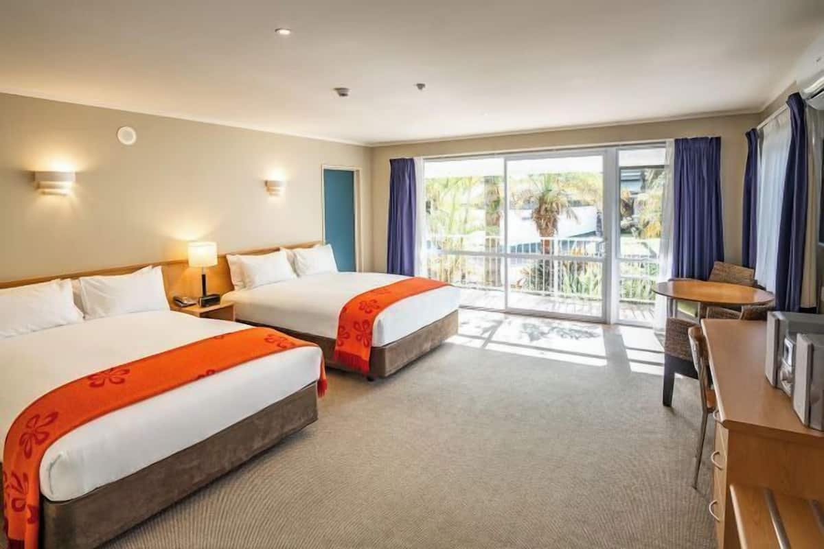 In-room safe, desk, iron/ironing board, free cribs/infant beds