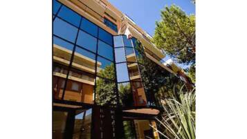 Majoituspaikan julkisivu