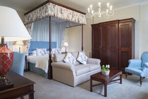 Quarto casal luxo (Four Poster) | Roupas de cama de algodão egípcio, roupas de cama premium, escrivaninha