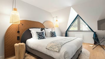 Junior Suite | Literie de qualité supérieure, minibar, coffres-forts dans les chambres