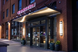 Welcome to Leonardo Hotel, where a beautiful entrance sets the tone for a great stay.