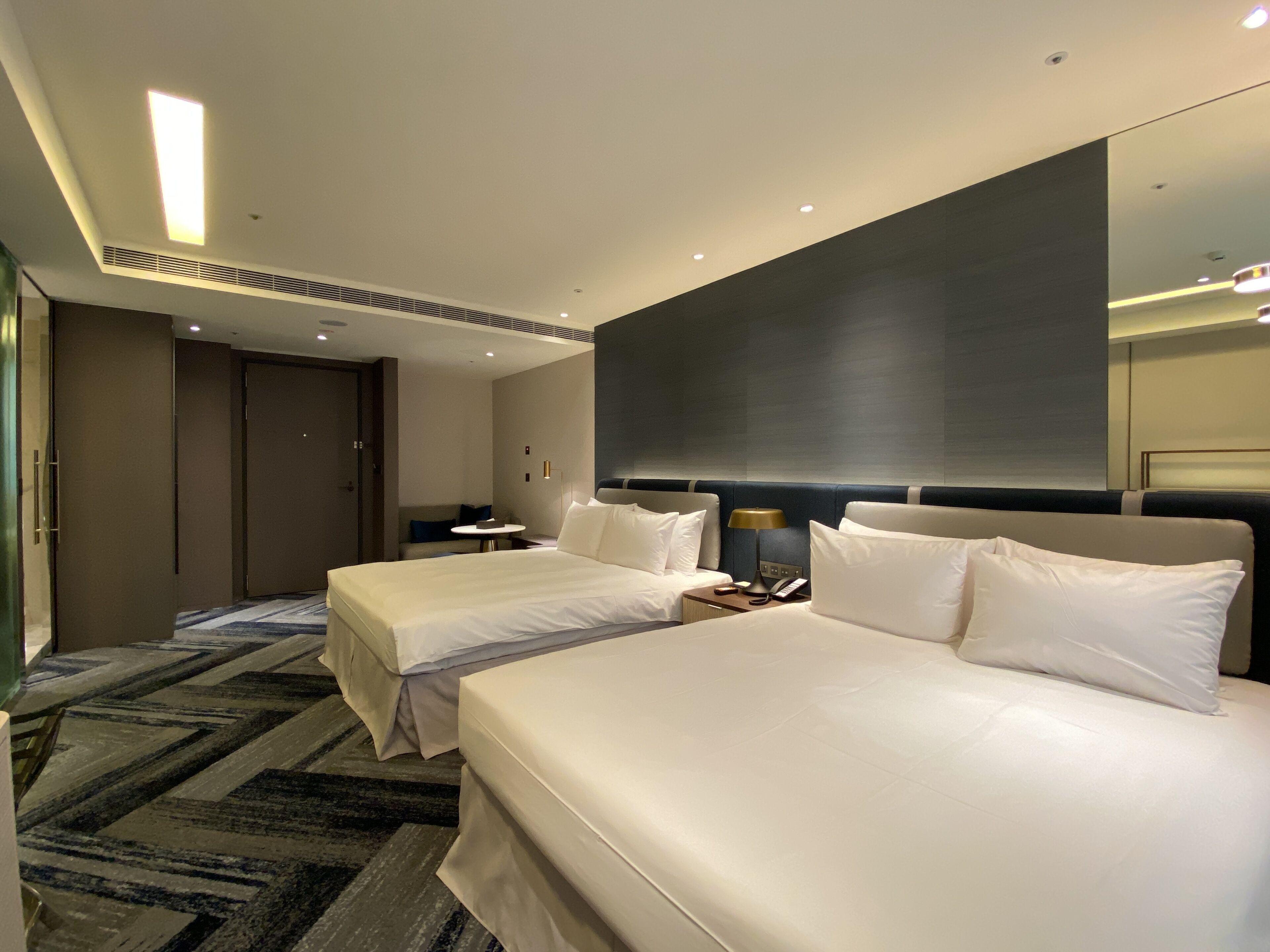 executive room(two queen beds)(11f-15f) | 1 bedroom, down duvets, pillow-top beds, in-room safe