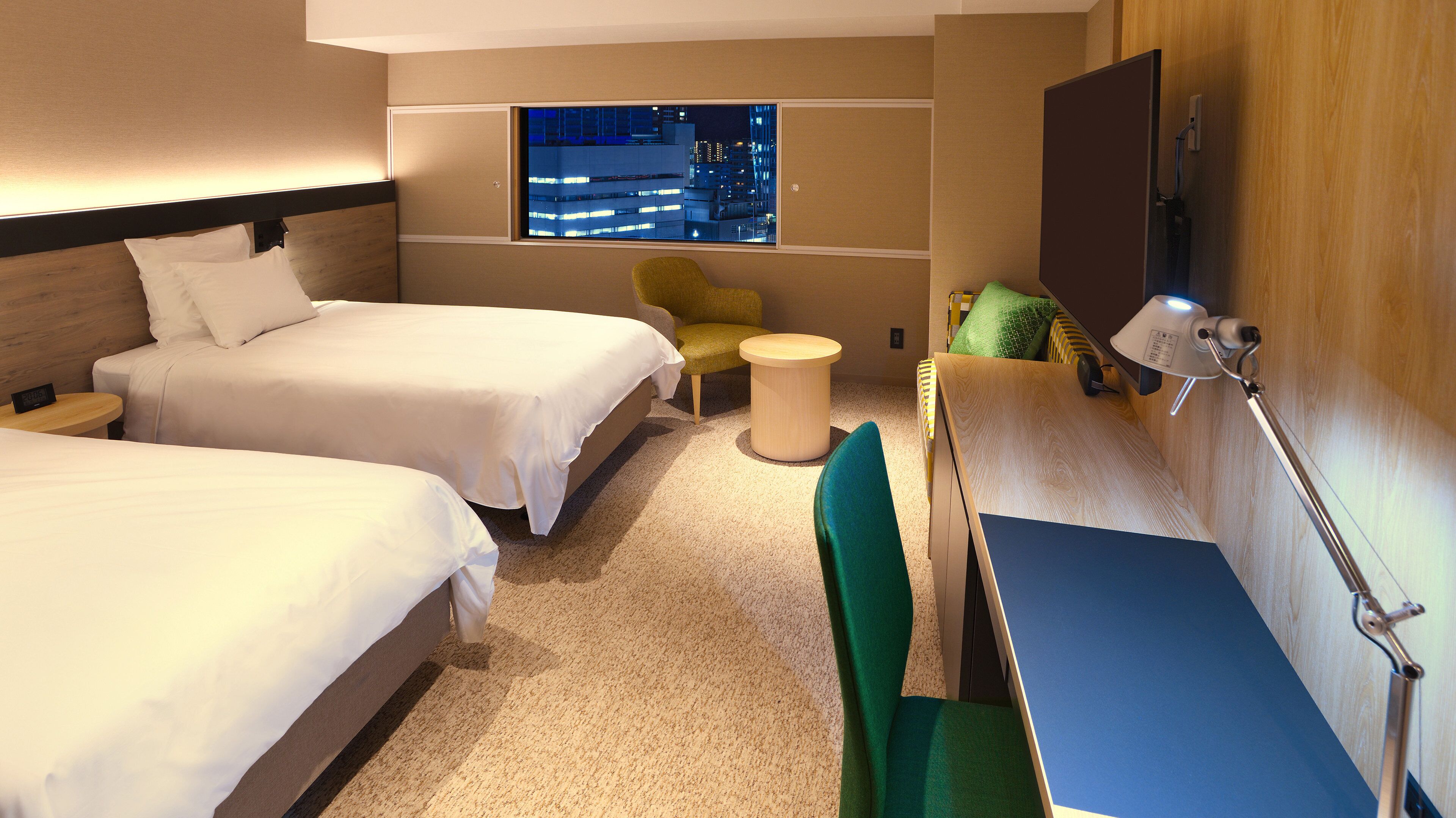 Premium-Zimmer, 2 Einzelbetten (High Floor) | Minibar, Zimmersafe, Schreibtisch, Verdunkelungsvorhänge