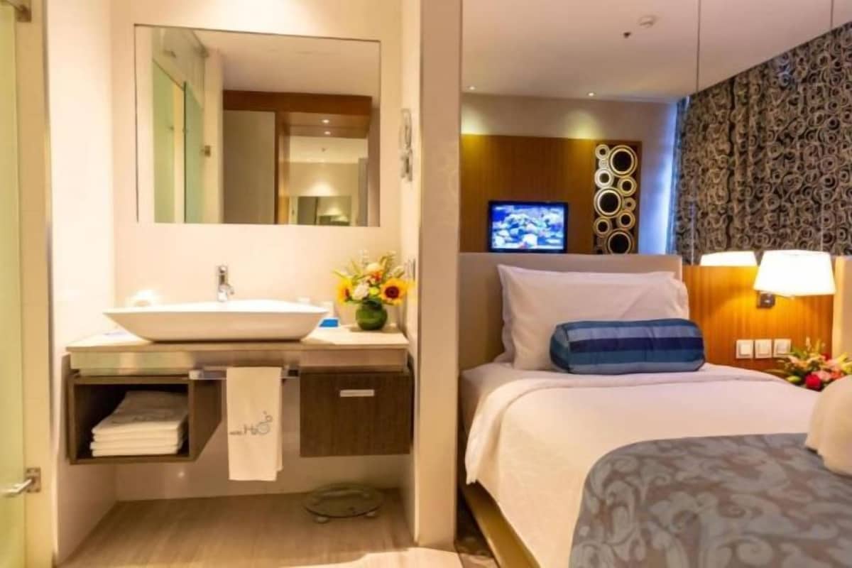 Hypoallergeen beddengoed, pillowtop-bedden, een kluis op de kamer