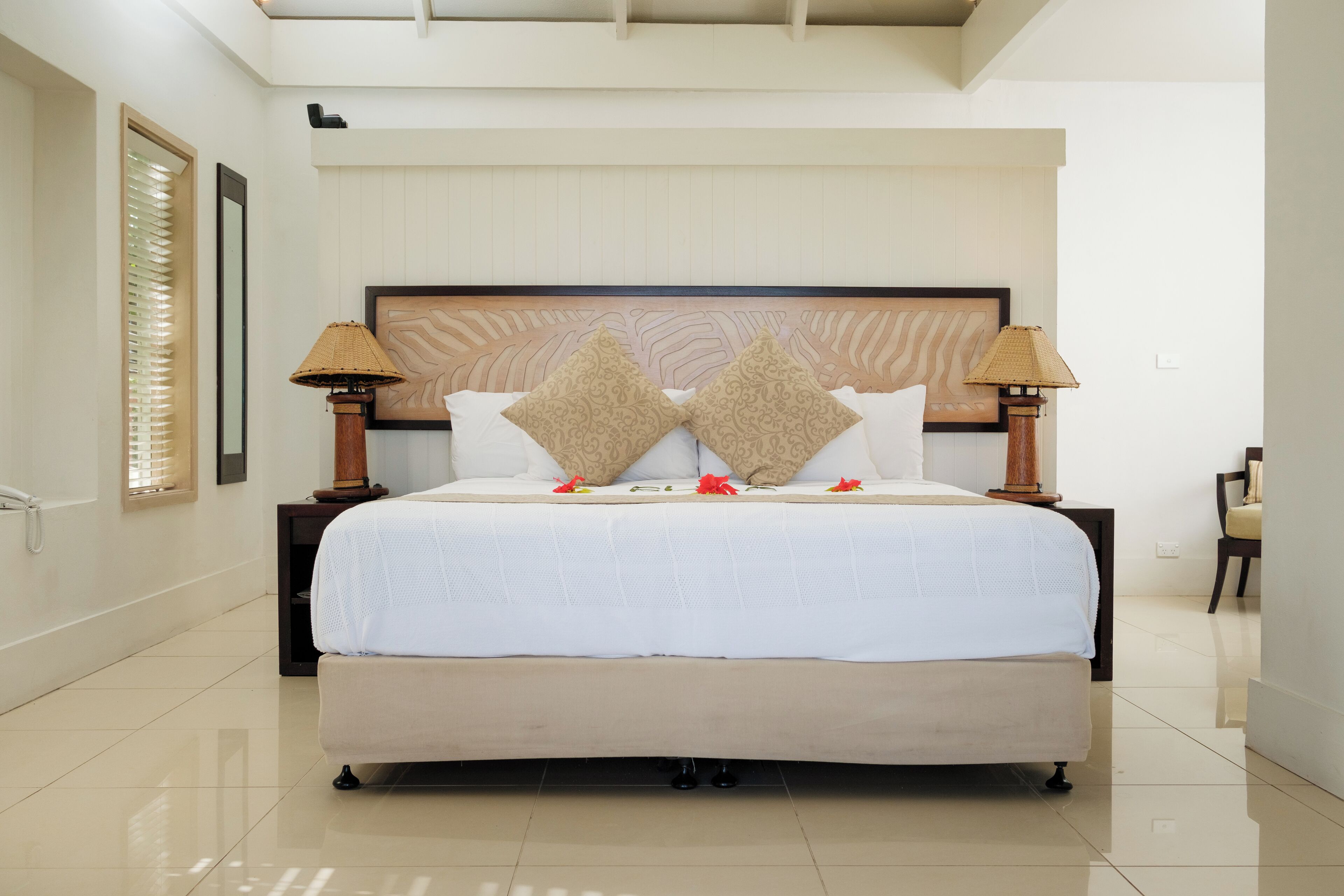 Bungalow Deluxe, en front de plage | Coffres-forts dans les chambres, rideaux occultants